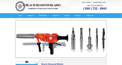Desktop Screenshot of beachdiamondblades.com